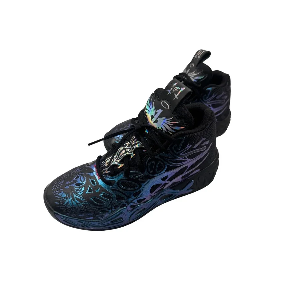 Puma MB.01 LaMelo Ball Rare Not From Here Black Iridescent Blue 311310-01 Mens 7